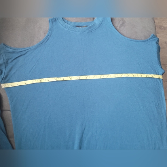 Athleisure Fall Cold-shoulder Long Sleeve Sweater Tunic Size Small - Picture 6 of 9